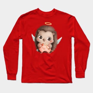 Cupid Hedgehog Angel Edition Long Sleeve T-Shirt